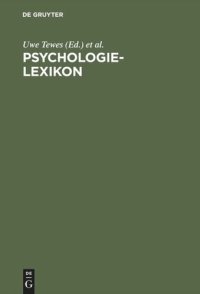 cover of the book Psychologie-Lexikon