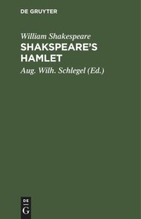 cover of the book Shakspeare’s Hamlet