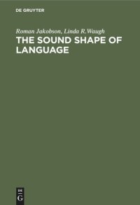 cover of the book The Sound Shape of Language