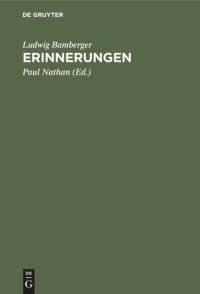 cover of the book Erinnerungen