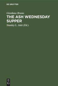 cover of the book The Ash Wednesday Supper