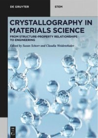 cover of the book Crystallography in Materials Science: From Structure-Property Relationships to Engineering