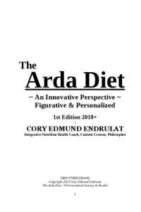 cover of the book The Arda Diet: A Personalized Full Journey In Health