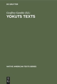 cover of the book Yokuts Texts