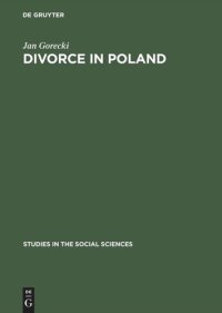 cover of the book Divorce in Poland: A contribution to the sociology of law