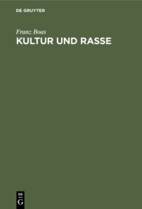 cover of the book Kultur und Rasse