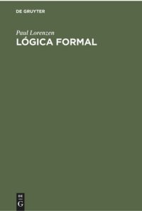 cover of the book Lógica Formal