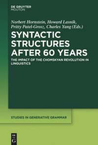 cover of the book Syntactic Structures after 60 Years: The Impact of the Chomskyan Revolution in Linguistics