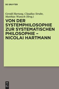 cover of the book Von der Systemphilosophie zur systematischen Philosophie - Nicolai Hartmann