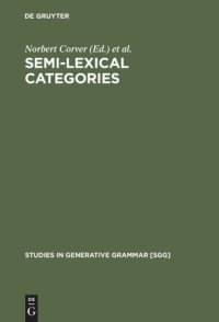 cover of the book Semi-lexical Categories: The Function of Content Words and the Content of Function Words