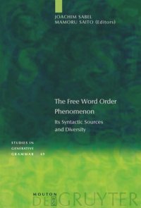 cover of the book The Free Word Order Phenomenon: Its Syntactic Sources and Diversity