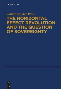 cover of the book The Horizontal Effect Revolution and the Question of Sovereignty