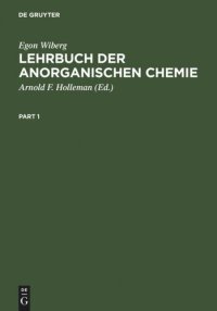 cover of the book Lehrbuch der Anorganischen Chemie: Mit einem Anhang: Chemiegeschichte