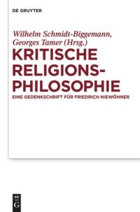 cover of the book Kritische Religionsphilosophie: Eine Gedenkschrift für Friedrich Niewöhner