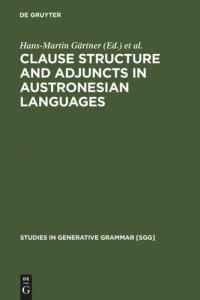 cover of the book Clause Structure and Adjuncts in Austronesian Languages