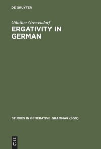 cover of the book Ergativity in German