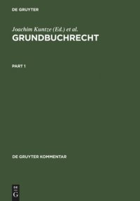 cover of the book Grundbuchrecht: Kommentar zu Grundbuchordnung und Grundbuchverfügung einschließlich Wohnungseigentumsgrundbuchverfügung