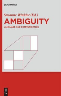 cover of the book Ambiguity: Language and Communication