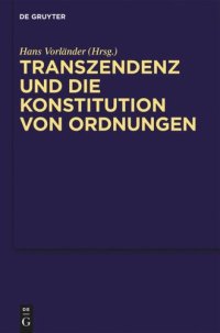 cover of the book Transzendenz und die Konstitution von Ordnungen