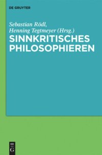 cover of the book Sinnkritisches Philosophieren