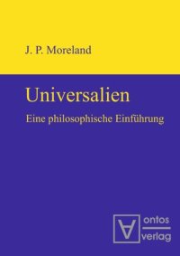 cover of the book Universalien: Eine philosophische Einführung. Übersetzt von Sebastian Muders