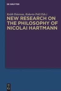 cover of the book New Research on the Philosophy of Nicolai Hartmann