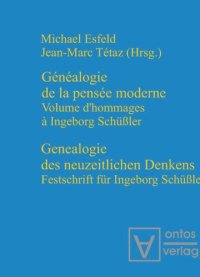 cover of the book Genealogie des neuzeitlichen Denkens / Généalogie de la pensée moderne: Festschrift für Ingeborg Schüßler / Volume de'Hommages à Ingeborg Schüßler