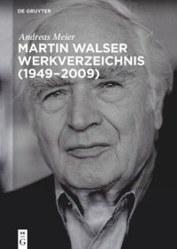 cover of the book Martin Walser Werkverzeichnis (1949-2009)