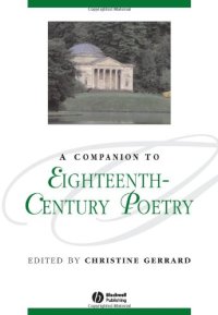 cover of the book A Companion to Eighteenth-Century Poetry 