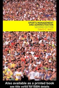 cover of the book Sports Management and Administration