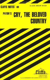 cover of the book Cliffs Notes on Paton's Cry, the Beloved Country