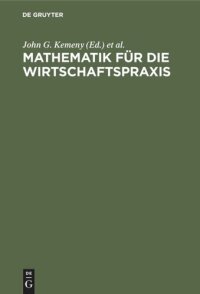 cover of the book Mathematik für die Wirtschaftspraxis