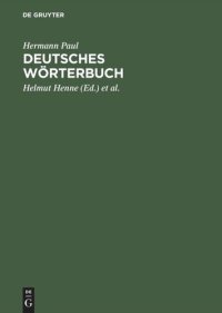 cover of the book Deutsches Wörterbuch