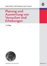 cover of the book Planung und Auswertung von Versuchen und Erhebungen