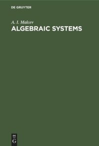 cover of the book Algebraic Systems