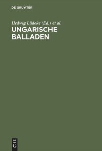 cover of the book Ungarische Balladen