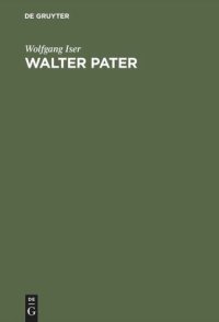 cover of the book Walter Pater: Die Autonomie des Ästhetischen