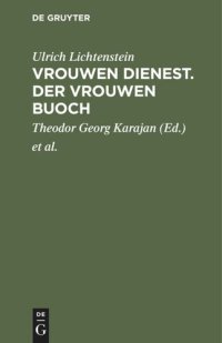 cover of the book Vrouwen Dienest. Der Vrouwen Buoch