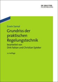 cover of the book Grundriss der praktischen Regelungstechnik