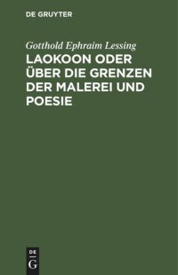 cover of the book Laokoon oder über die Grenzen der Malerei und Poesie