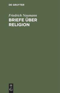 cover of the book Briefe über Religion