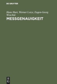 cover of the book Meßgenauigkeit