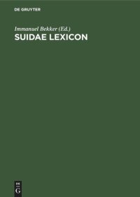 cover of the book Suidae Lexicon