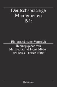 cover of the book Deutschsprachige Minderheiten 1945: Ein europäischer Vergleich