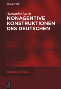 cover of the book Nonagentive Konstruktionen des Deutschen