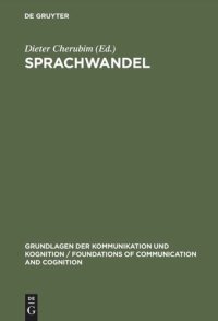 cover of the book Sprachwandel: Reader zur diachronischen Sprachwissenschaft