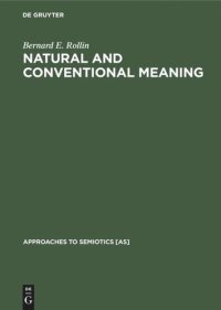 cover of the book Natural and Conventional Meaning: An Examination of the Distinction