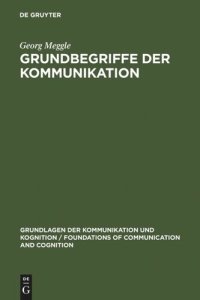 cover of the book Grundbegriffe der Kommunikation