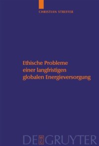 cover of the book Ethische Probleme einer langfristigen globalen Energieversorgung