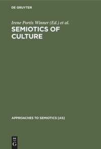 cover of the book Semiotics of Culture